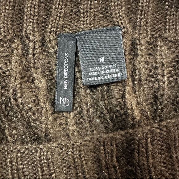 New Directions Knit Sweater Scoop Neck - Picture 4 of 6